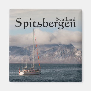 Spitsbergen Svalbard Sailboat Magnet