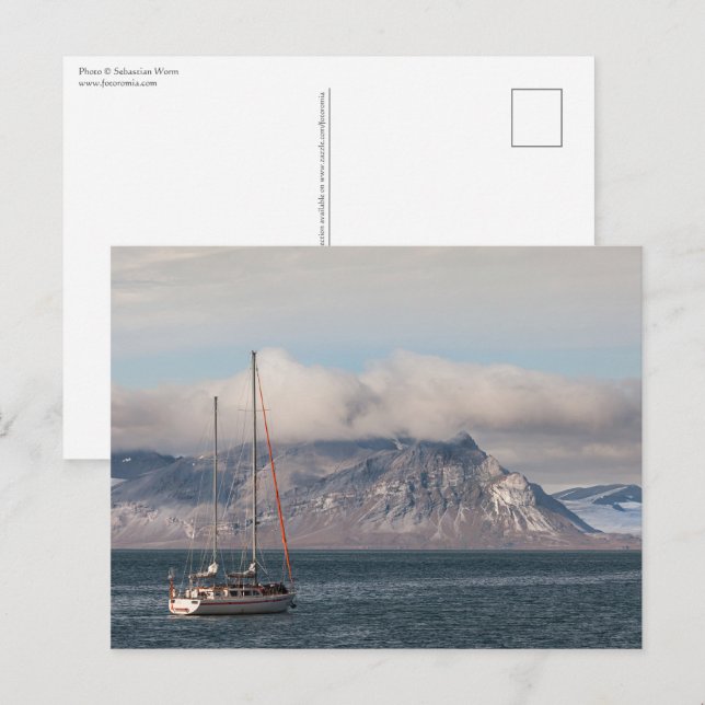 Spitsbergen Svalbard Sailboat Postcard (Front/Back)