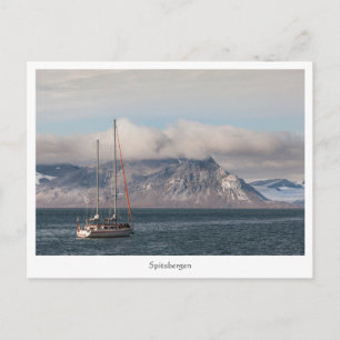 Spitsbergen Svalbard Sailboat Postcard