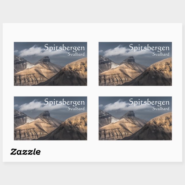 Spitsbergen Svalbard Sticker (Sheet)