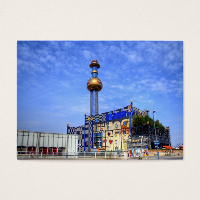 Spittelau waste incineration plant (Front)