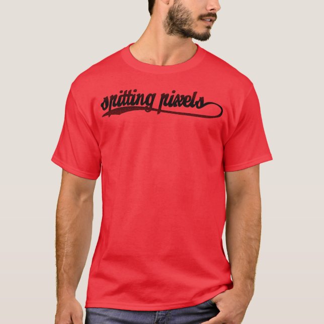 Spitting Pixels T-Shirt (Front)