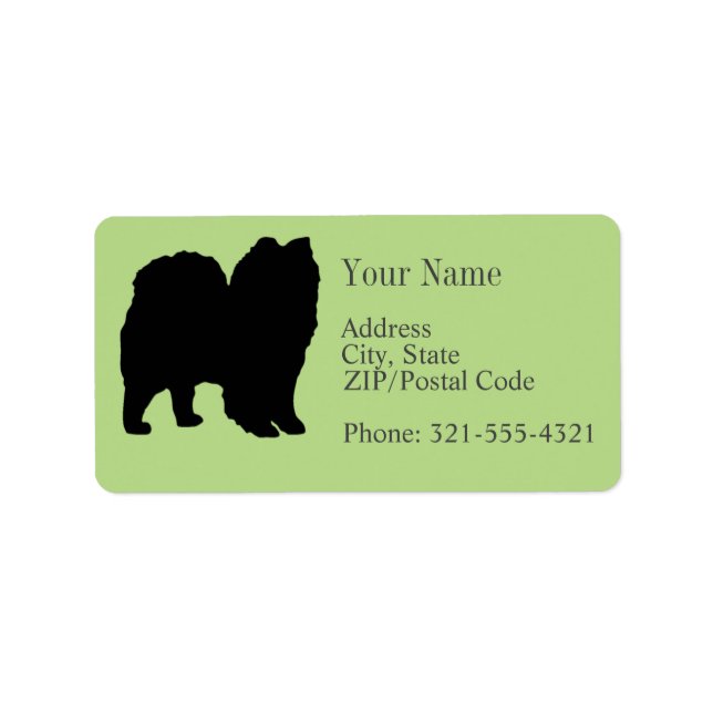 Spitz Silhouette Label (Front)