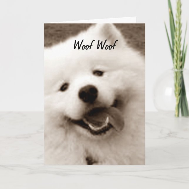 SPITZ WISHES HAPPY BIRTHDAY "FROM THE GROUP" CARD (Front)