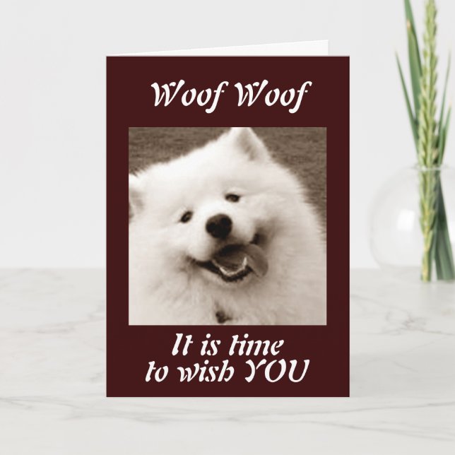 SPITZ WISHES YOU A "VERY HAPPY BIRTHDAY" CARD (Front)