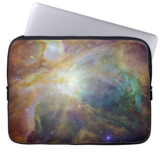 Spitzer and Hubble Create Colourful Masterpiece Laptop Sleeve