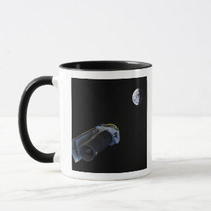 Spitzer points its high-gain antenna mug