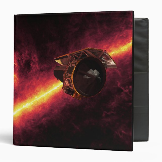 Spitzer seen against the infrared sky 2 binder (Front/Inside)