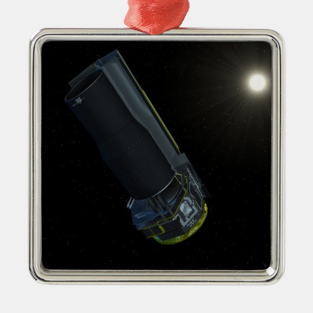 Spitzer seen in visible light metal ornament (Front)