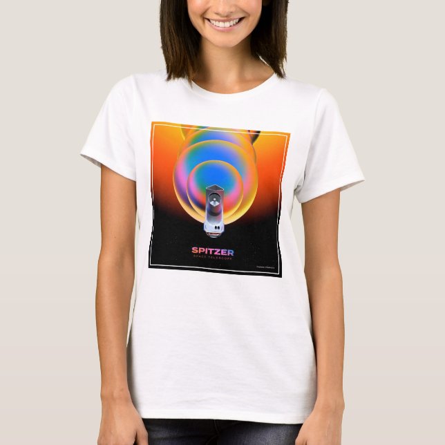Spitzer Space Telescope Poster. T-Shirt (Front)