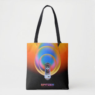 Spitzer Space Telescope Poster. Tote Bag