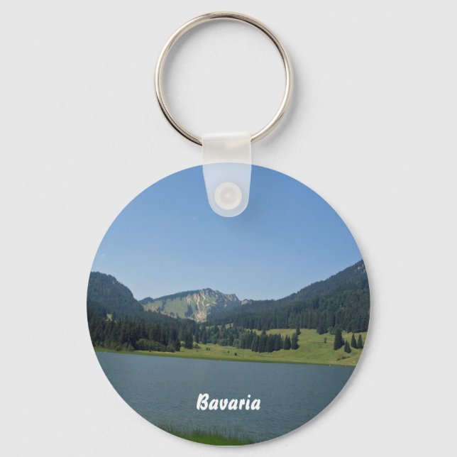 Spitzingsee, Bavaria Keychain (Front)