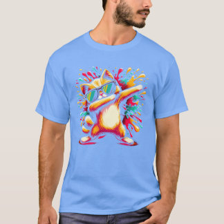 Splash Art Dubbing Cat Sunglasses Kitten Cats boy T-Shirt