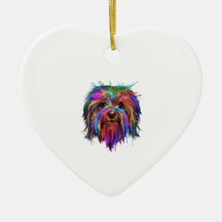 Splash Art Havanese Cute Bichon Habanero Gift Ceramic Ornament