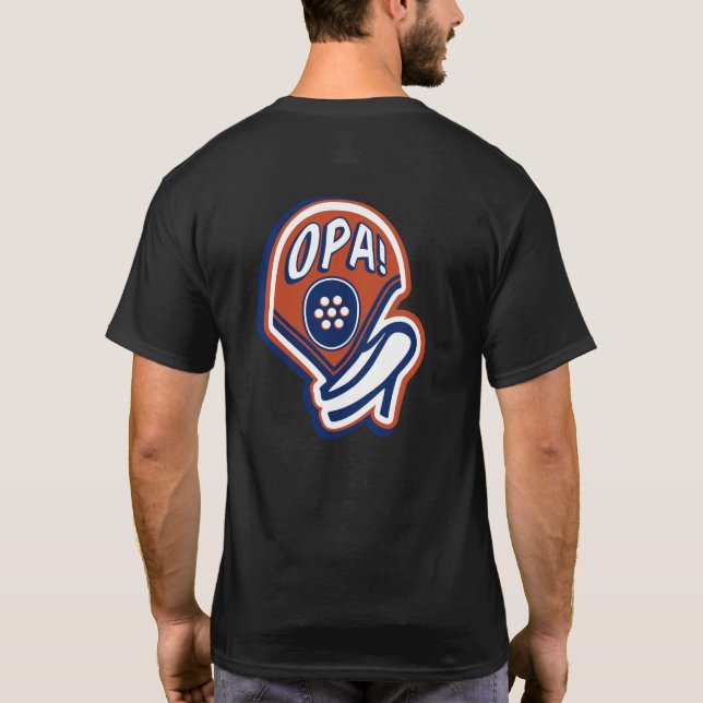 Splash Ball (OPA Cap) Dark T-Shirt (Back)