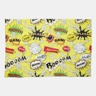 Splash ,Bam, Boom Kitchen Towel