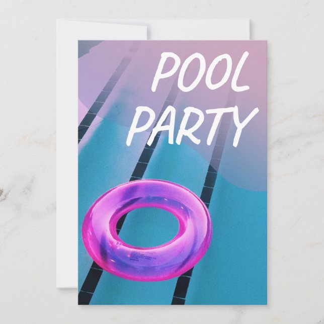 Splash Bash: Pool Party Invitation  (Front)