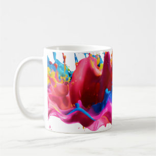 Splash couleur Abstraite 11 oz de Mug