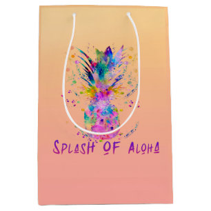 Splash de grand sac cadeau Aloha