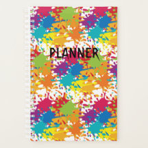 Splash de peinture multicolore
