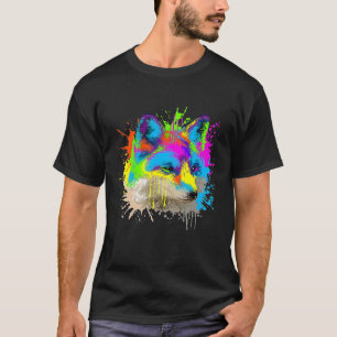 Splash Fox Animal Fox T-Shirt