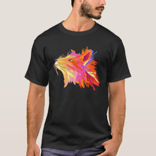 Splash Fox Cute Animal Foxes Canidae Face T-Shirt