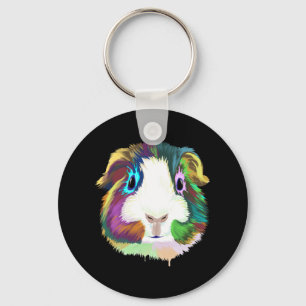 Splash Guinea Pig Keychain