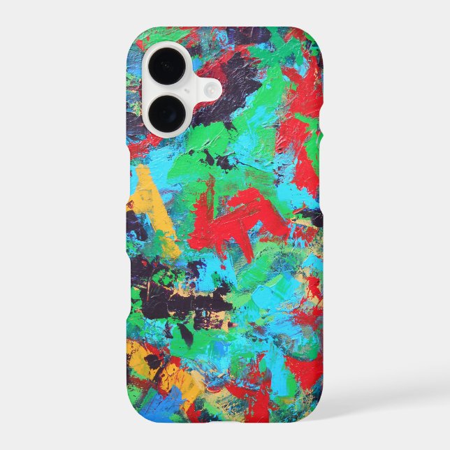 Splash-Hand Painted Abstract Brushstrokes (Back)