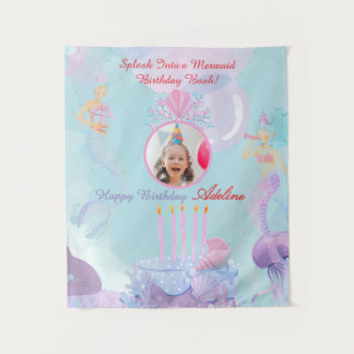 Splash Into a Mermaid Birthday Bash! Tapestry