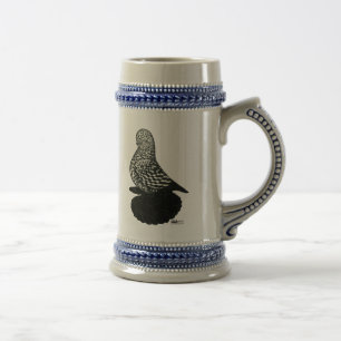 Splash Muffed Tumbler Pigeon 2 Beer Stein