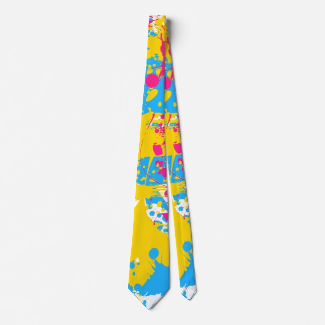 Splash of Color |  Pansexual Pride  Tie (Front)
