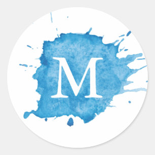 Splash Of Colour ⎥ Monogram Sticker