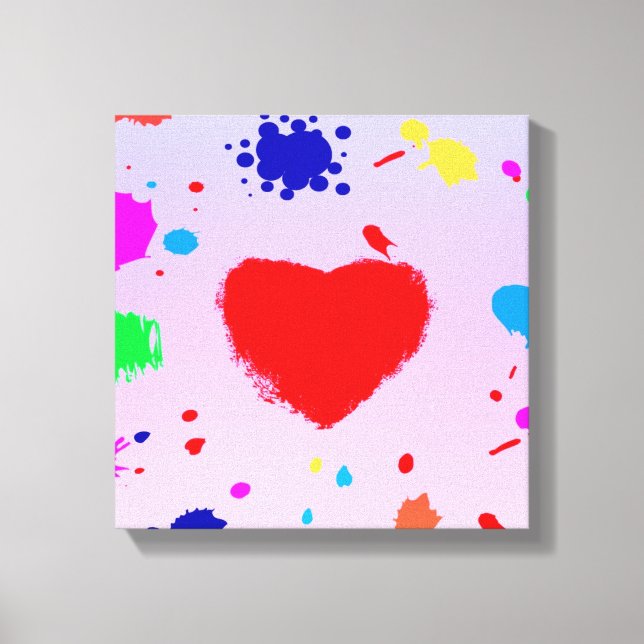 Splash of Colours Canvas Print (Front)