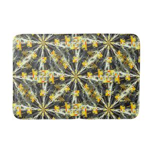 Splash of flowers..... bath mat