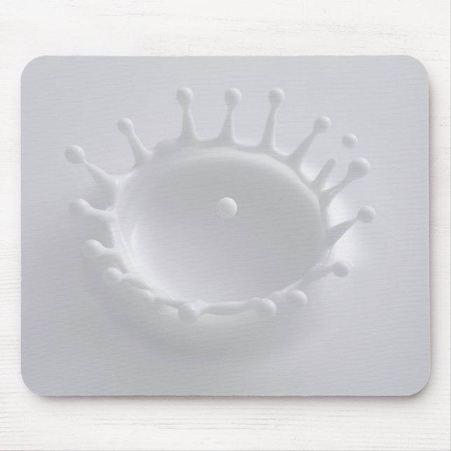 Splash of Milk Mouse Pad (Front)