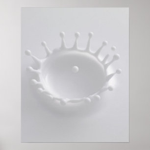Splash of Milk Poster