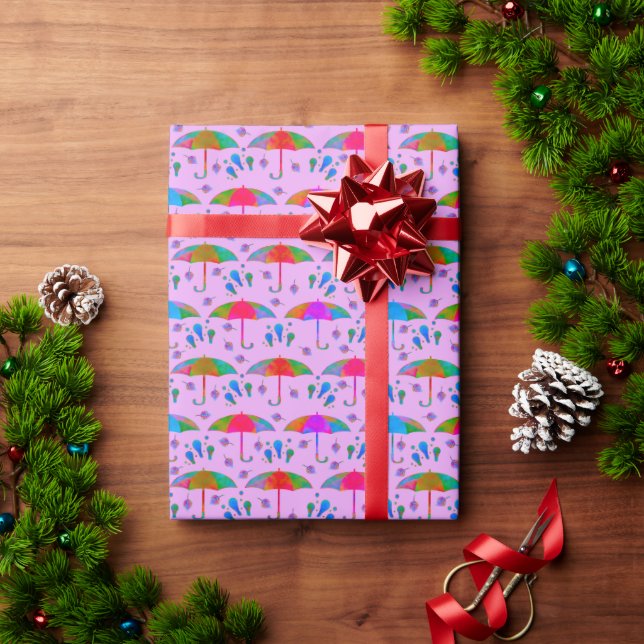 Splash of Nature at Sundown Wrapping Paper (Holiday Gift)