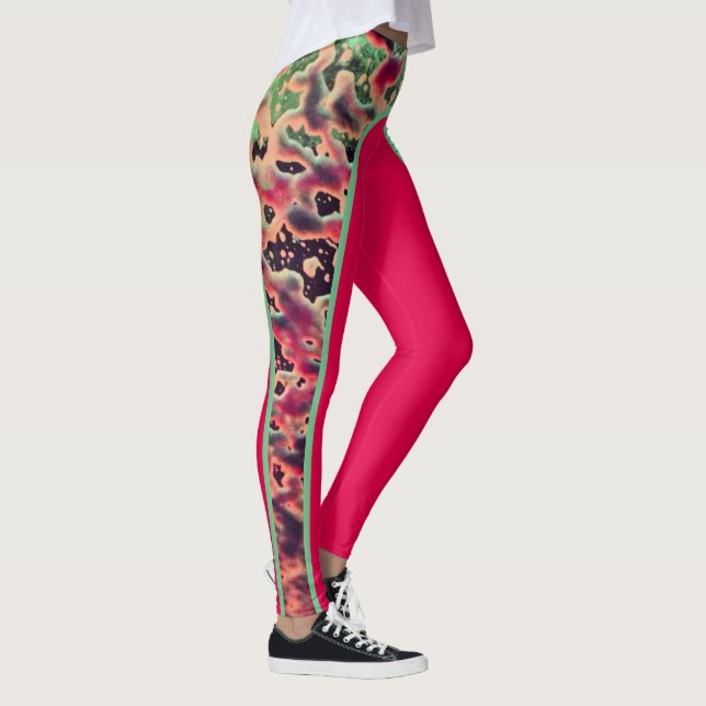 Splash of pink leggings (Right)