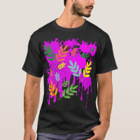 Splash of purple with multi-coloured leaves