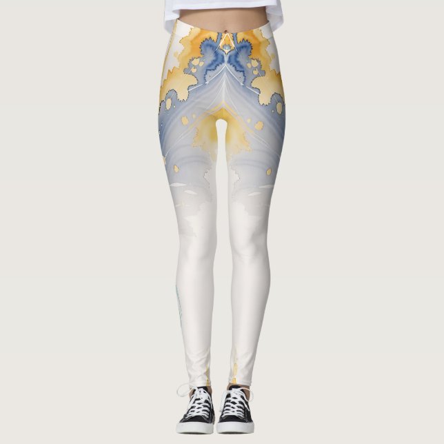 Splash of Style Best Watercolor Leggings (Front)