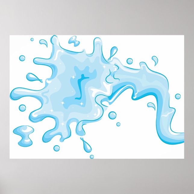 Splash Of Water Poster (Front)