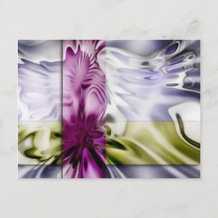 Splash On Stripes Postcard