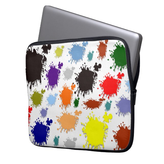 Splash Paint Electronics Bag (Front Left)