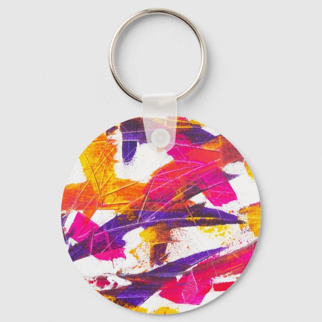 splash paint keychain (Front)