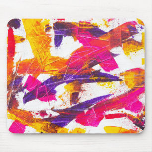 splash paint mouse pad