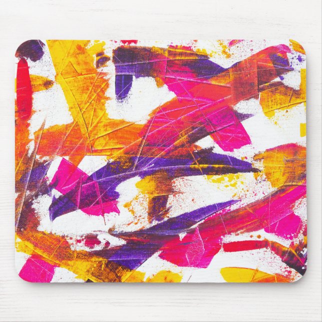 splash paint mouse pad (Front)