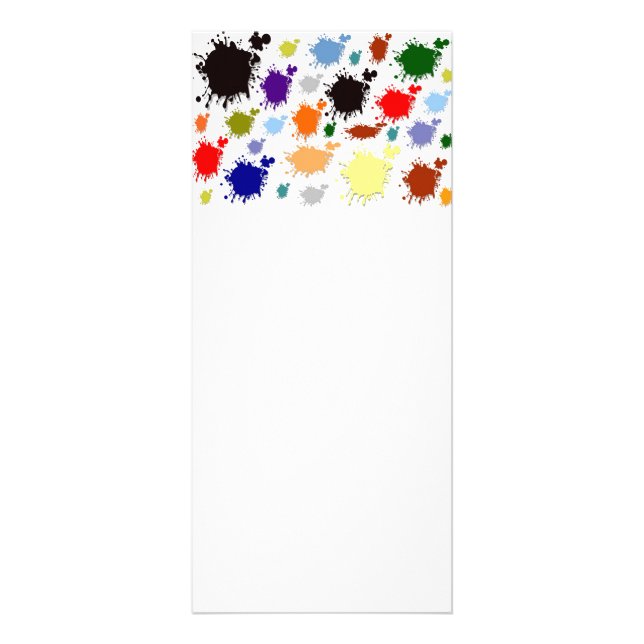 Splash Paint Rack Card (Front)