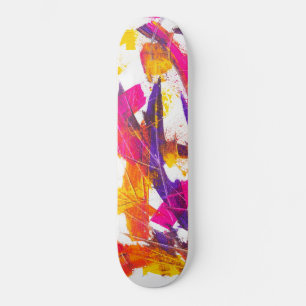 splash paint skateboard
