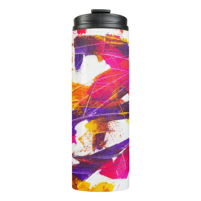 splash paint thermal tumbler (Front)