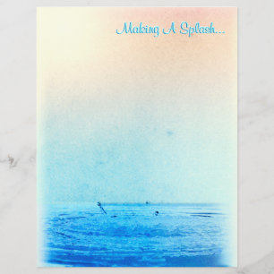 Splash! (Personalized Scrapbook Paper)